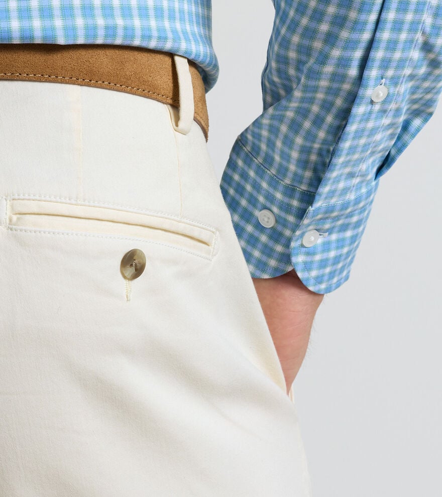 Signature Sateen Flat Front Trouser image number 4