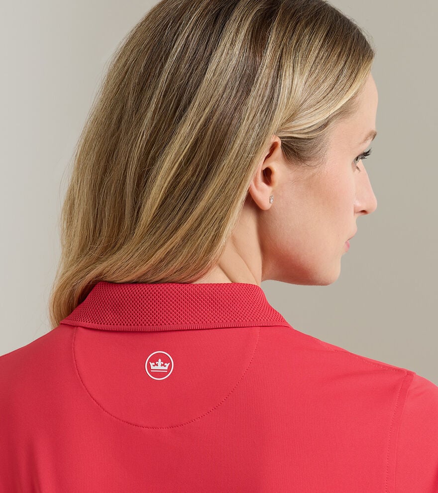 Keswick Zip Neck Short Sleeve Polo image number 4