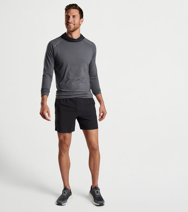Aurora Color Block Performance T-Shirt Hoodie