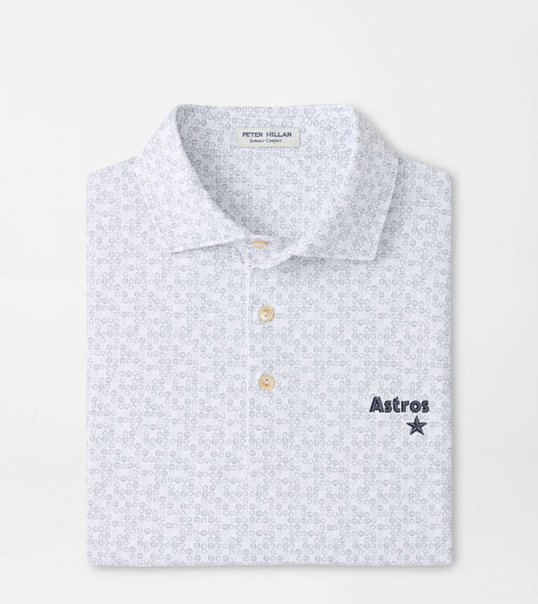Cooperstown Houston Astros Bases Loaded Performance Jersey Polo