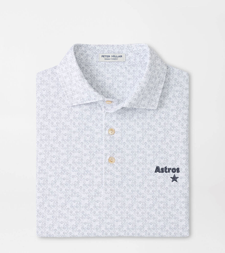 Cooperstown Houston Astros Bases Loaded Performance Jersey Polo