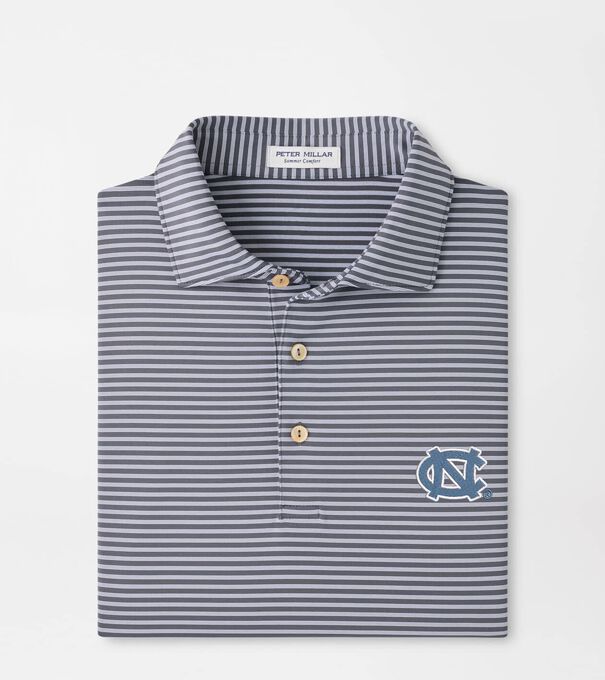 UNC Chapel Hill Tiebreaker Performance Jersey Stripe Polo