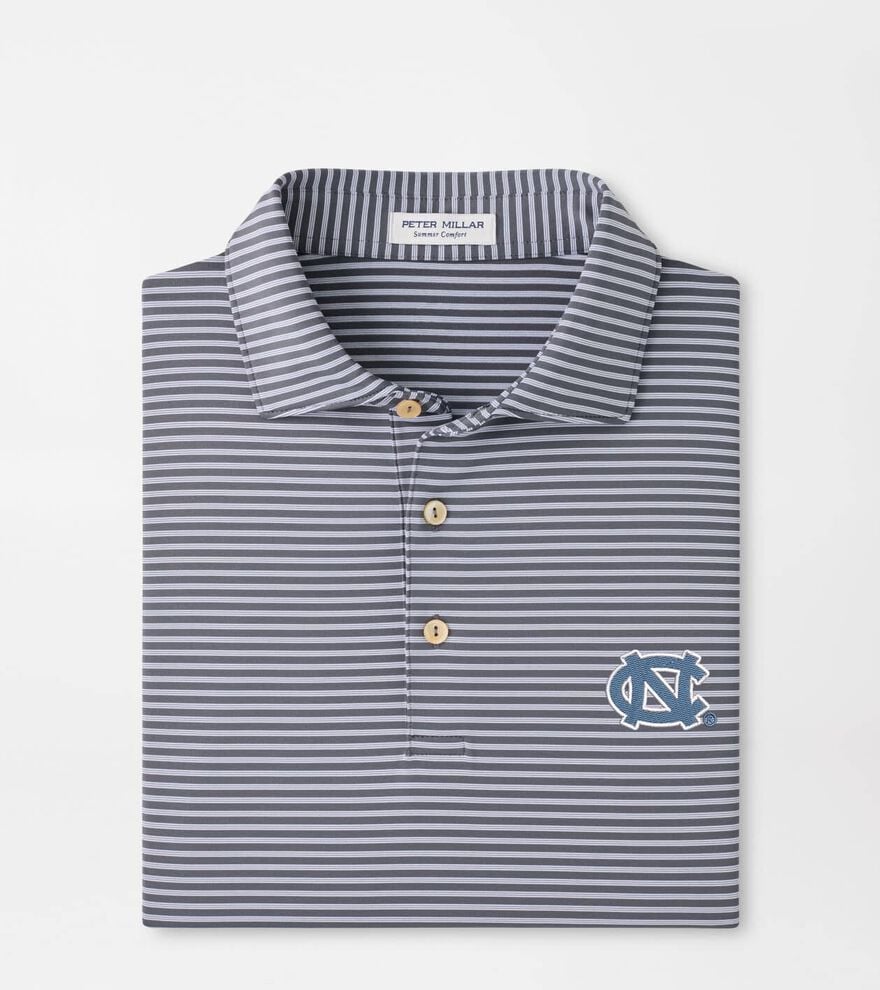 UNC Chapel Hill Tiebreaker Performance Jersey Stripe Polo