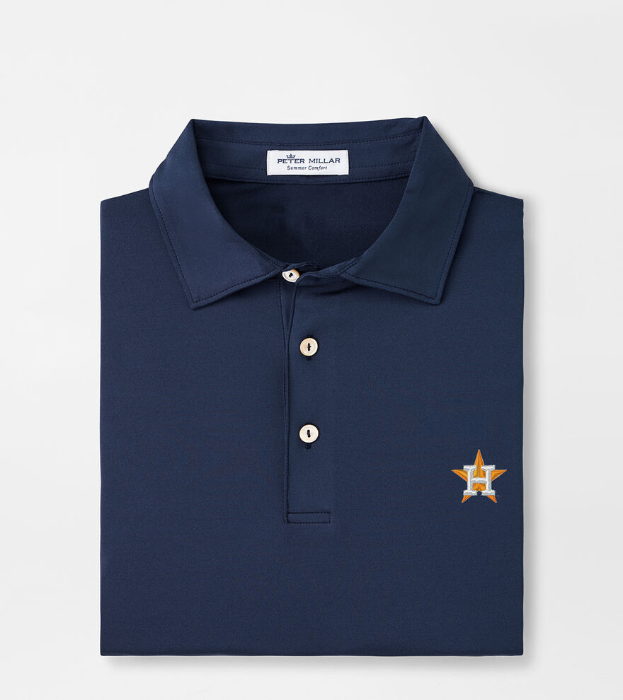Houston Astros Solid Performance Jersey Polo image number 1