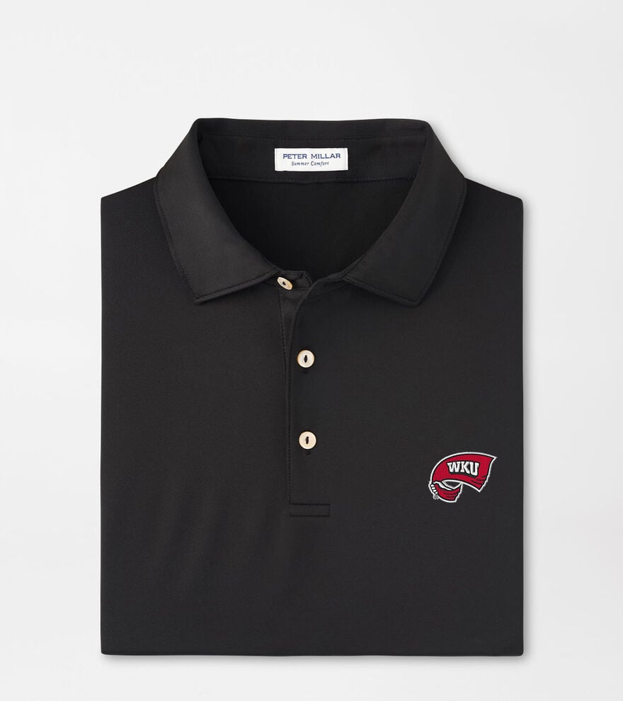 Western Kentucky Solid Performance Jersey Polo image number 1