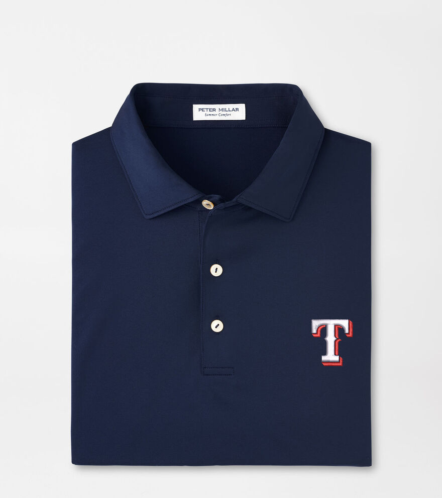 Texas Rangers Solid Performance Jersey Polo image number 1