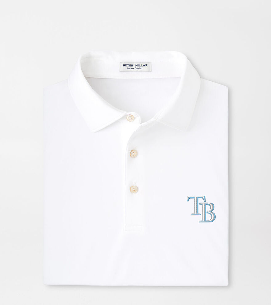 Tampa Bay Rays Solid Performance Jersey Polo image number 1