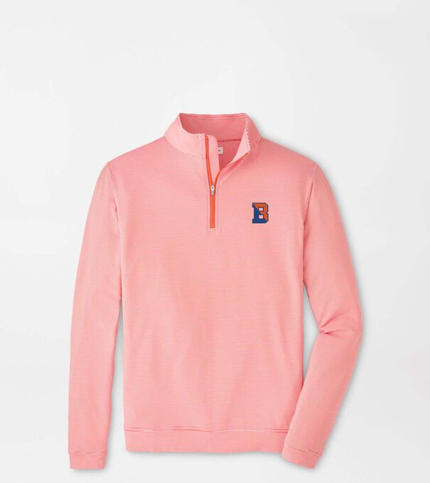 Bucknell Perth Sugar Stripe Performance Quarter-Zip