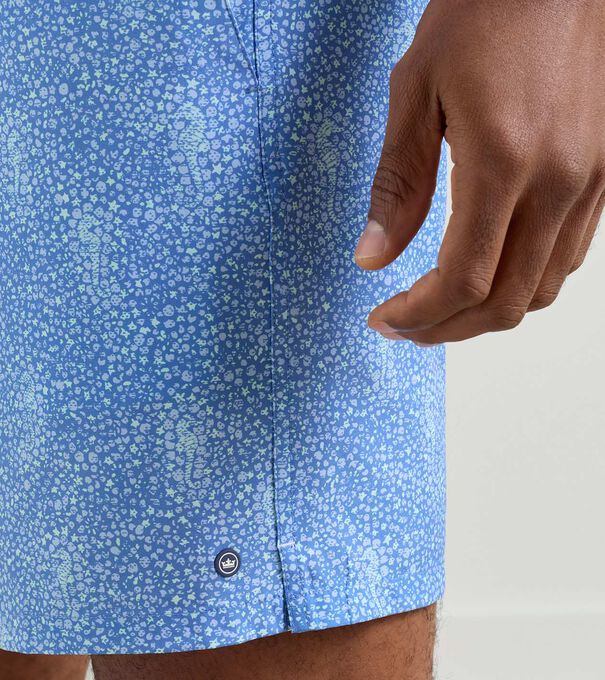 Sea Glass Seahorses Swim Trunk - Alternate Image 1