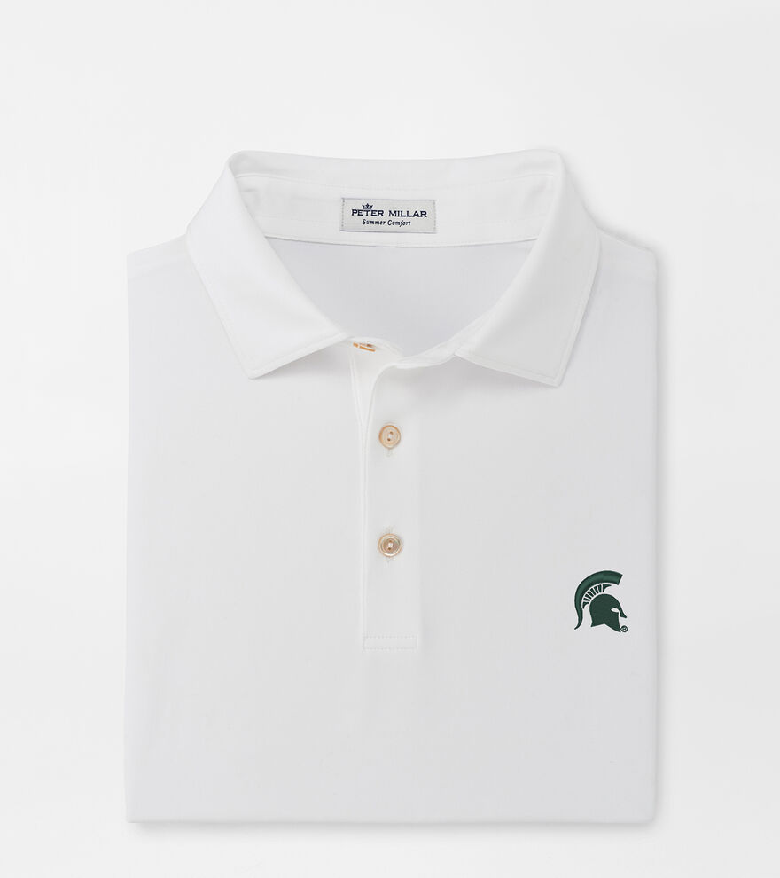 Michigan State Spartan Performance Polo image number 1