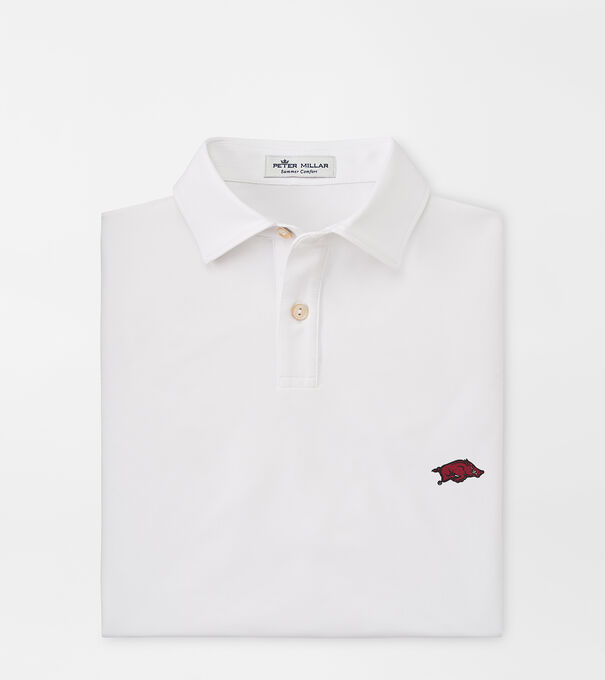 Arkansas Youth Solid Performance Jersey Polo