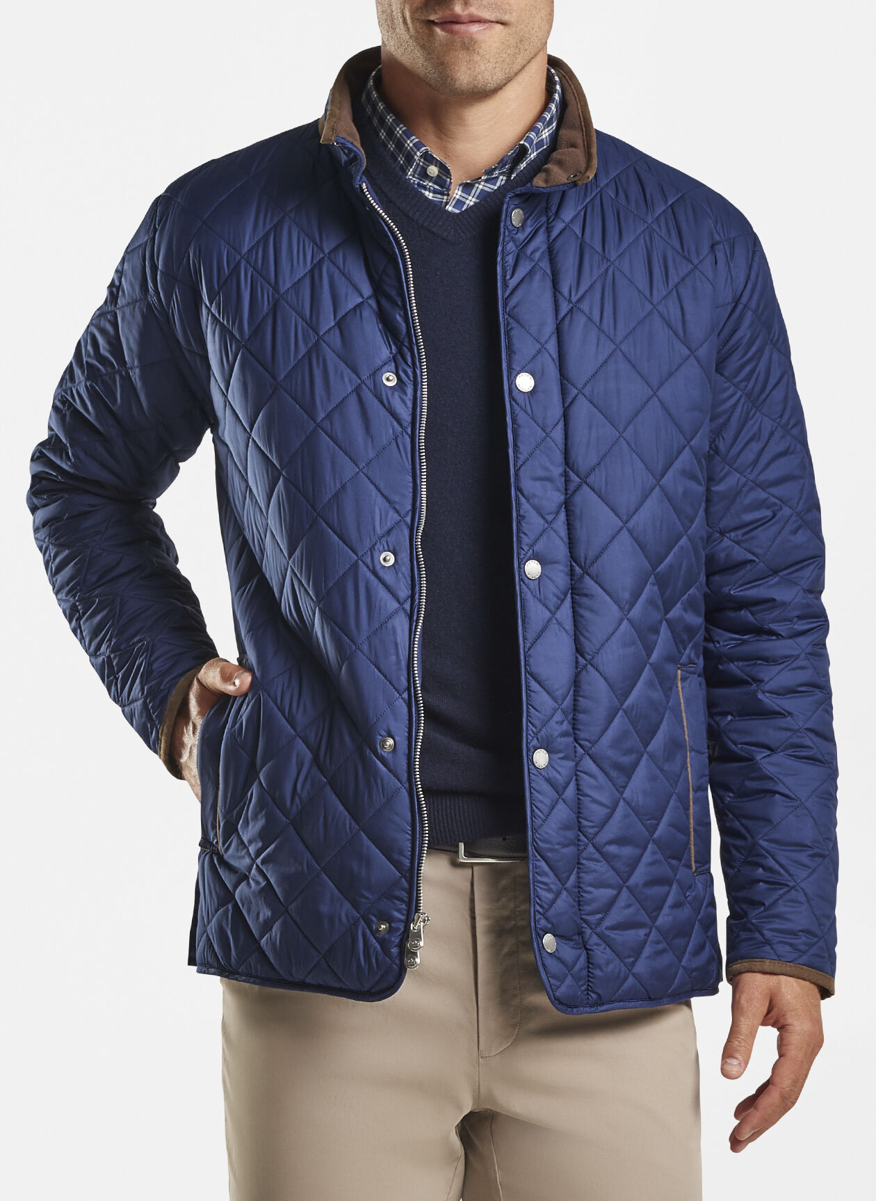 Peter millar suffolk quilted car coat store