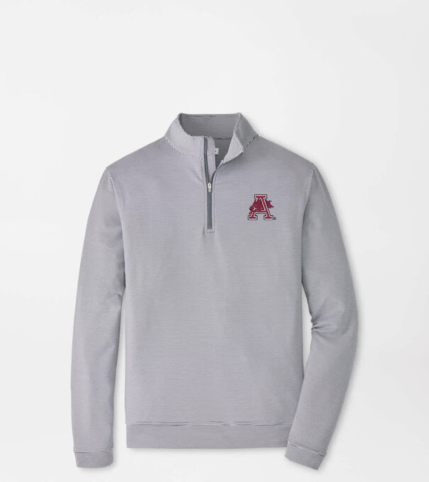 Arkansas Vault Perth Mini-Stripe Performance Pullover
