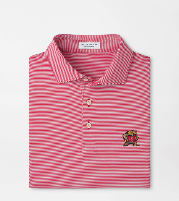 Maryland Terrapins Jubilee Stripe Performance Polo