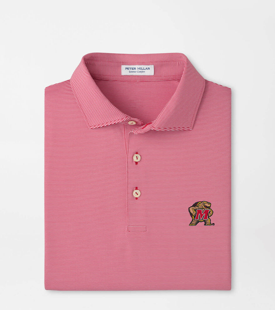 Maryland Terrapins Jubilee Stripe Performance Polo