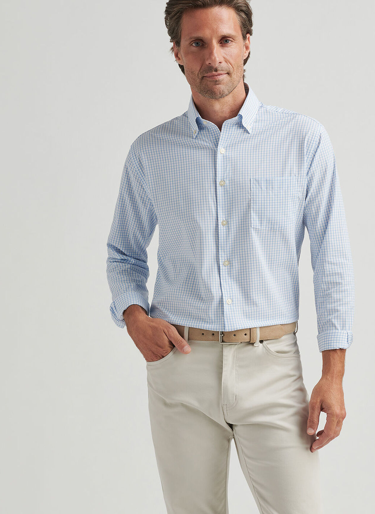 LEWIS PERFORMANCE TWILL SPORT SHIRT main image 0