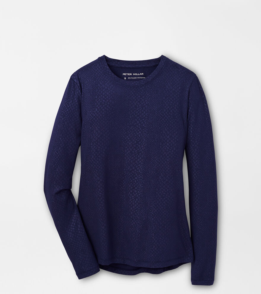 Lunar Long-Sleeve Embossed Performance Tee image number 1