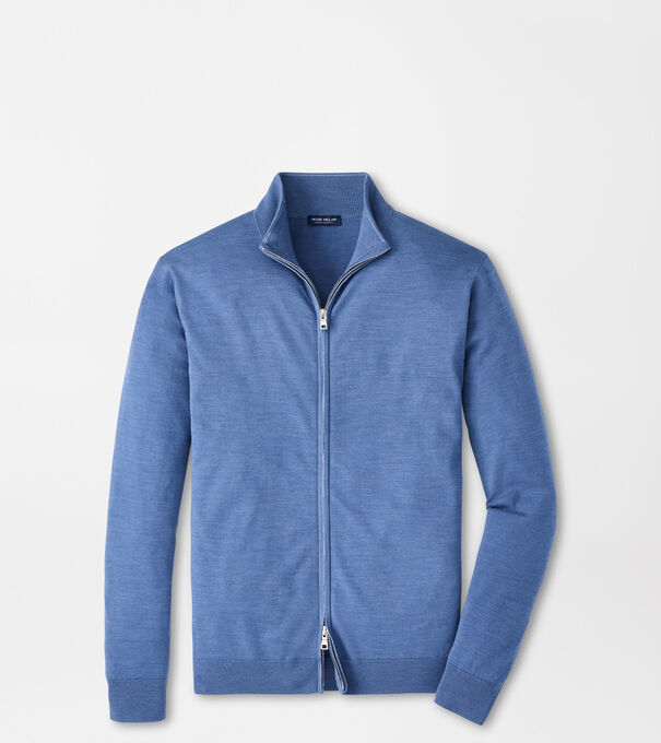 Valencia Escorial Wool Full-Zip Sweater