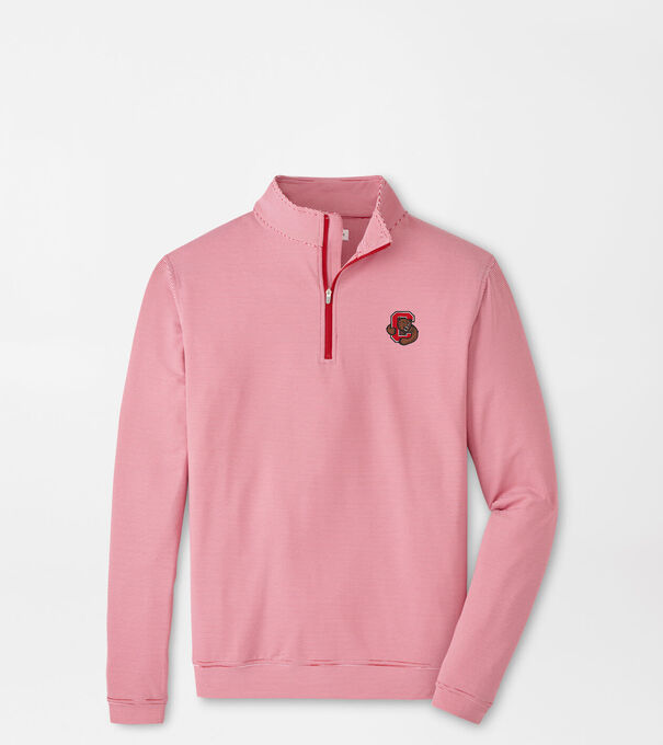 Cornell Perth Sugar Stripe Performance Quarter-Zip