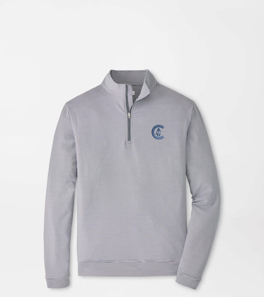 Cooperstown Chicago Cubs Perth Sugar Stripe Performance Quarter-Zip