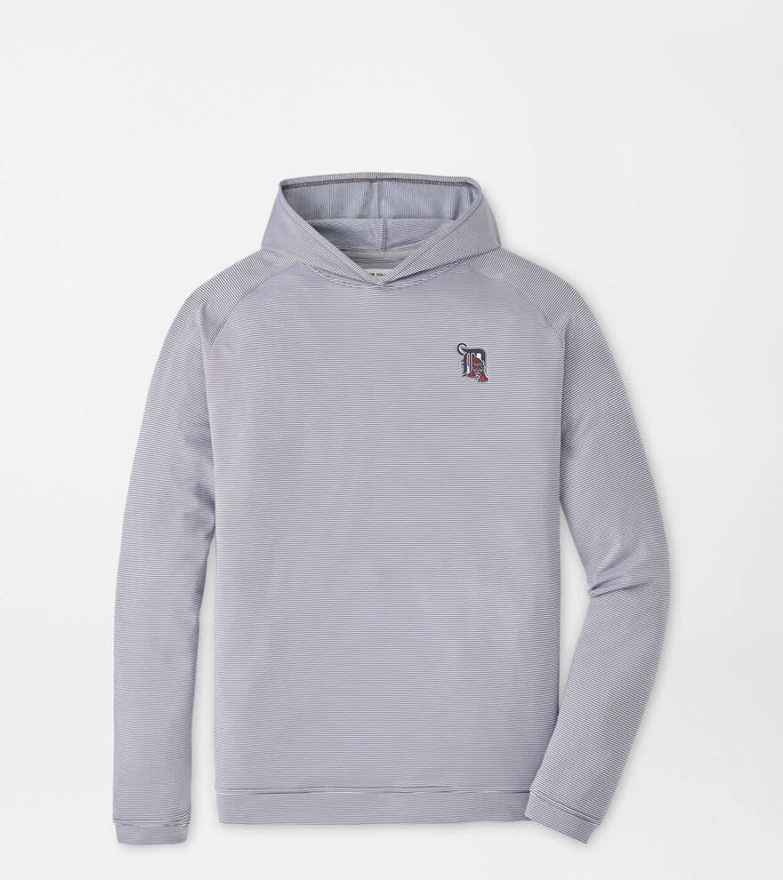 Cooperstown Detroit Tigers Pine Sugar Stripe Performance Hoodie