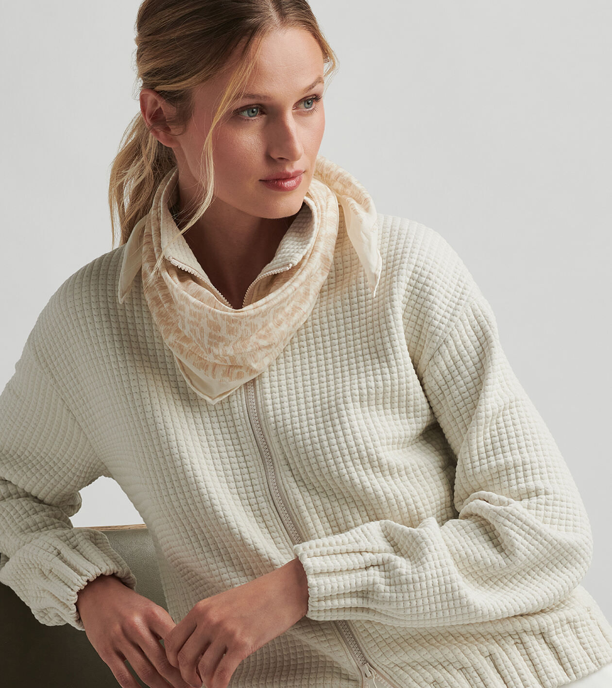 6(ROKU) LILY YARN OPENWORK KNIT CAMISOLE