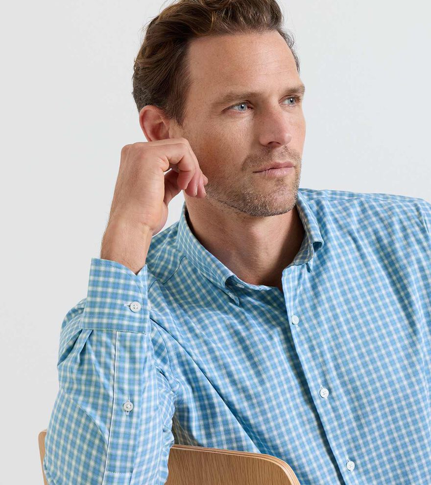 Felix Crown Lite Cotton-Stretch Sport Shirt - Alternate Image 3