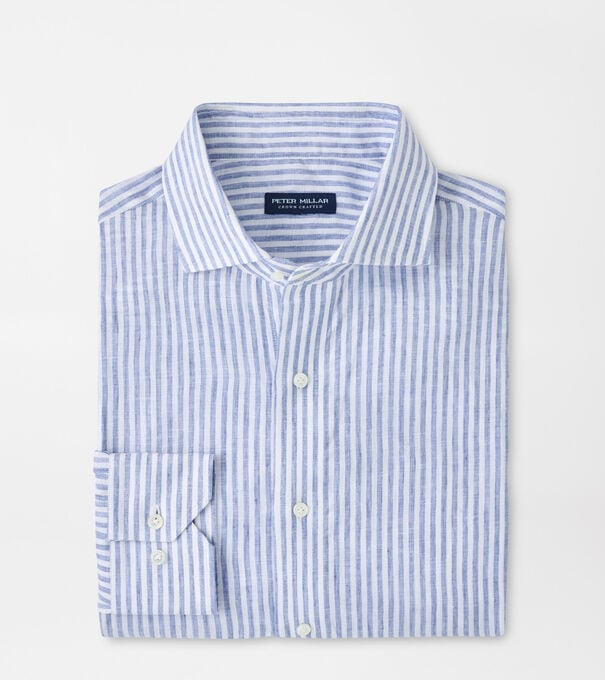 Astino Lino Stripe Sport Shirt