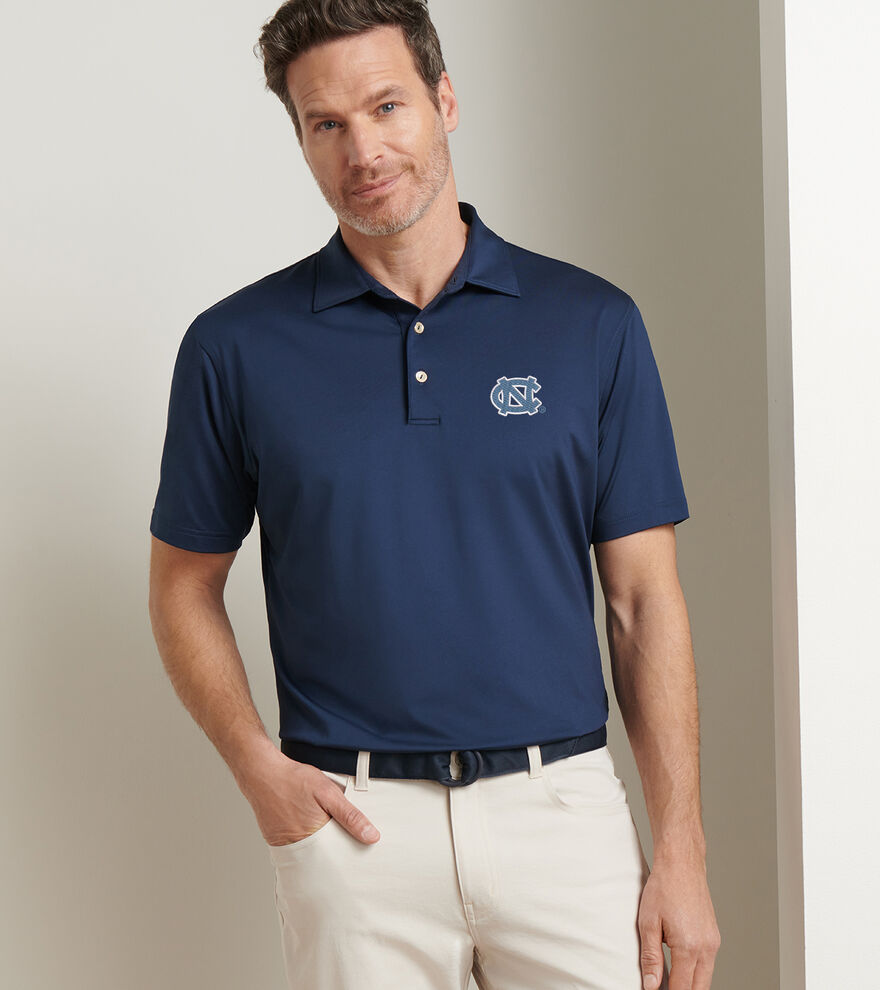 UNC Chapel Hill Solid Performance Jersey Polo image number 1