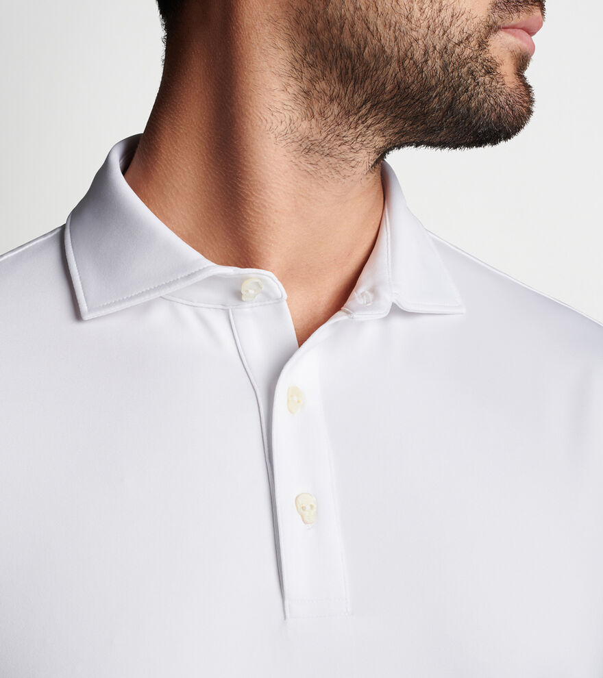 Solid Performance Jersey Polo (Edwin Spread Collar)
