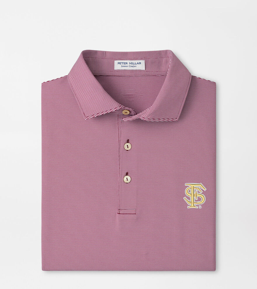 Florida State Jubilee Stripe Performance Polo image number 1