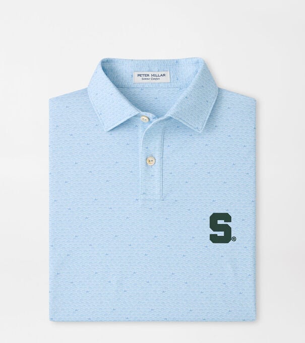 Michigan State On The Ball Youth Performance Jersey Polo