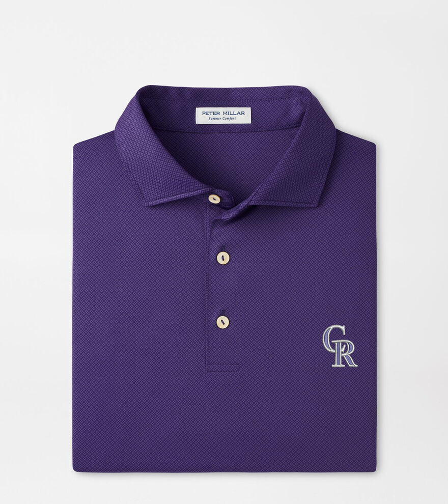 Colorado Rockies Hugo Performance Jersey Polo image number 1