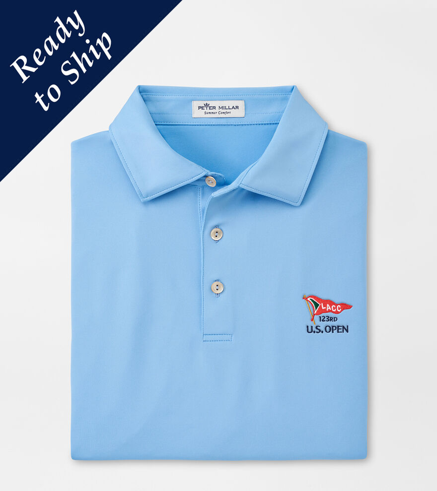123rd U.S. Open Solid Performance Jersey Polo image number 1