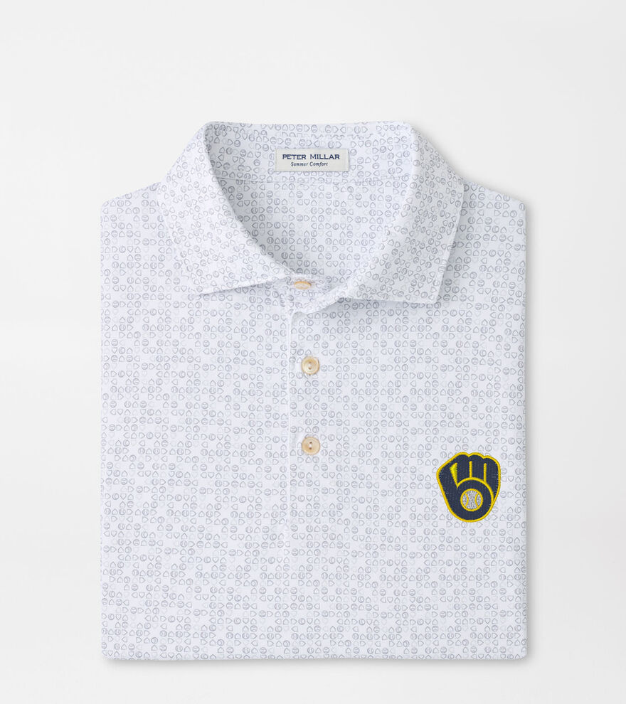 Milwaukee Brewers Bases Loaded Performance Jersey Polo image number 1