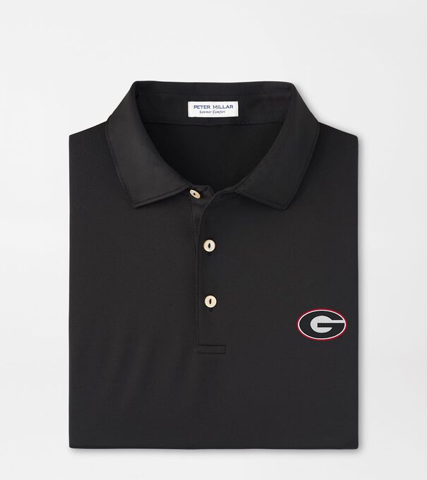 Georgia Solid Performance Jersey Polo - Alternate Image 1