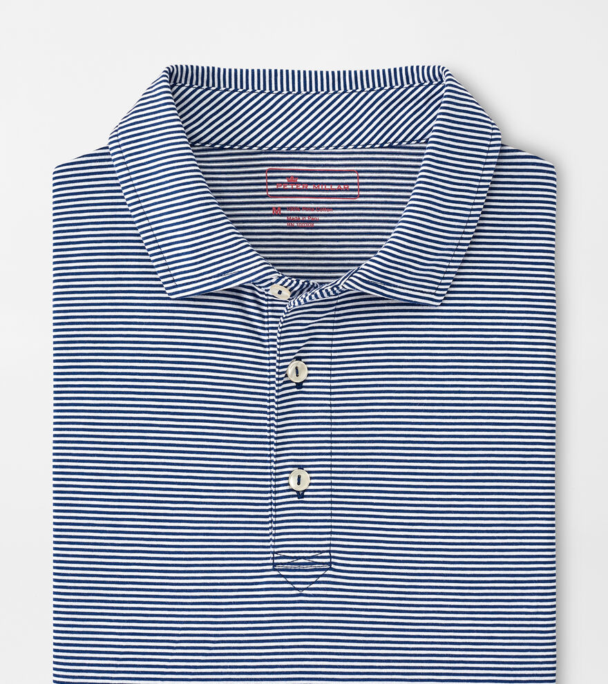 Wellington Aqua Cotton Polo