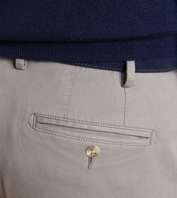 Signature Sateen Flat Front Trouser - Alternate Image 1