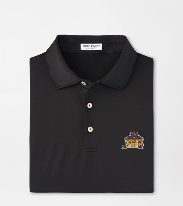 Shaw University Solid Performance Jersey Polo