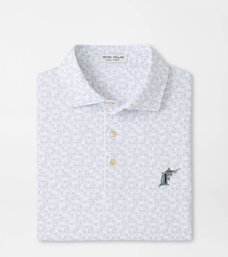 Cooperstown Miami Marlins Bases Loaded Performance Jersey Polo