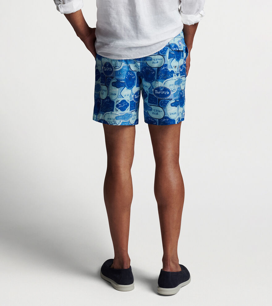 Vintage Labels Swim Trunk image number 3
