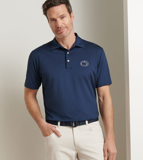 Penn State Solid Performance Jersey Polo - Alternate Image 1
