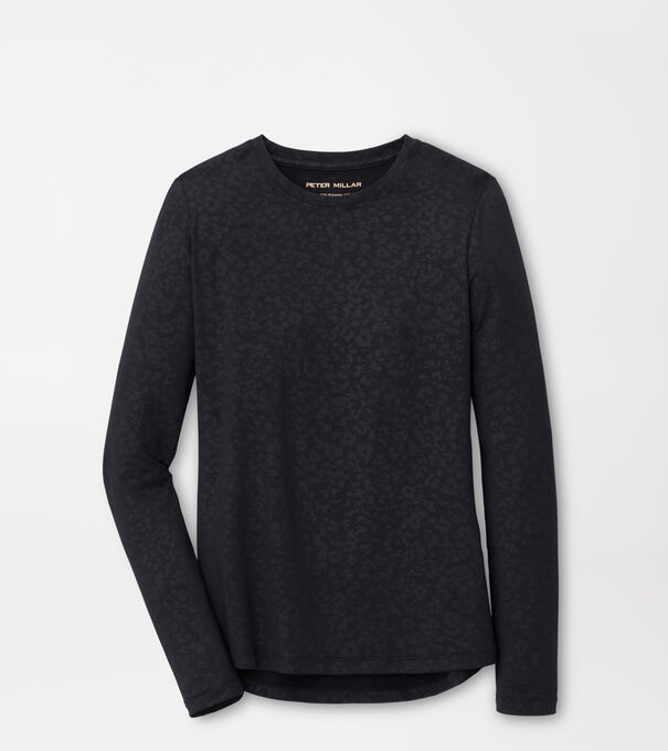 Lunar Long-Sleeve Performance Embossed Tee