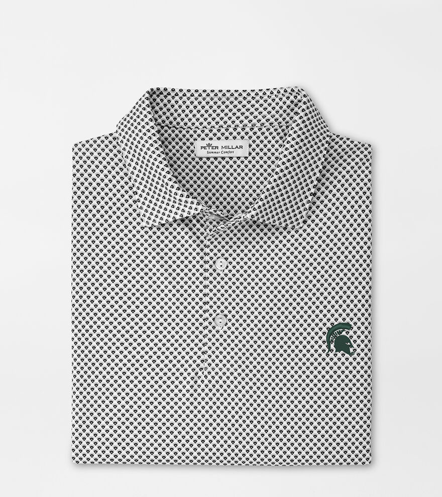 Michigan State Spartan Ballpark Performance Jersey Polo image number 1