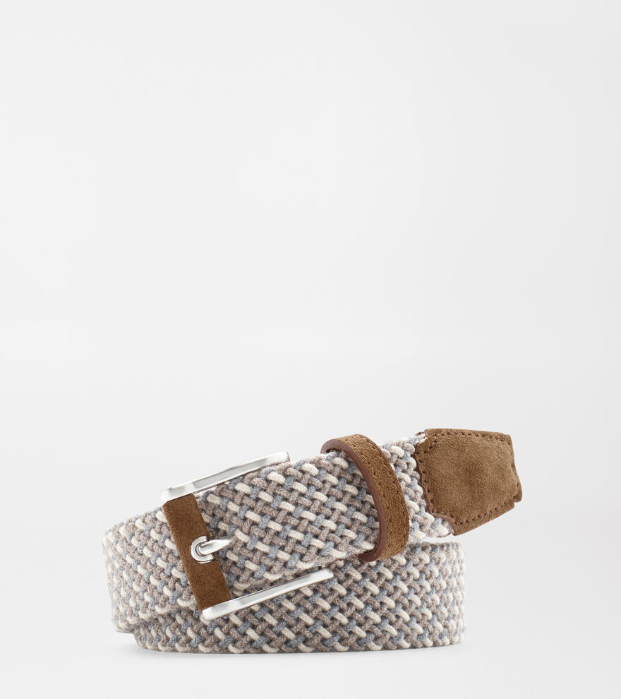 Crafted Multi-Color Woven Wool Belt image number 1