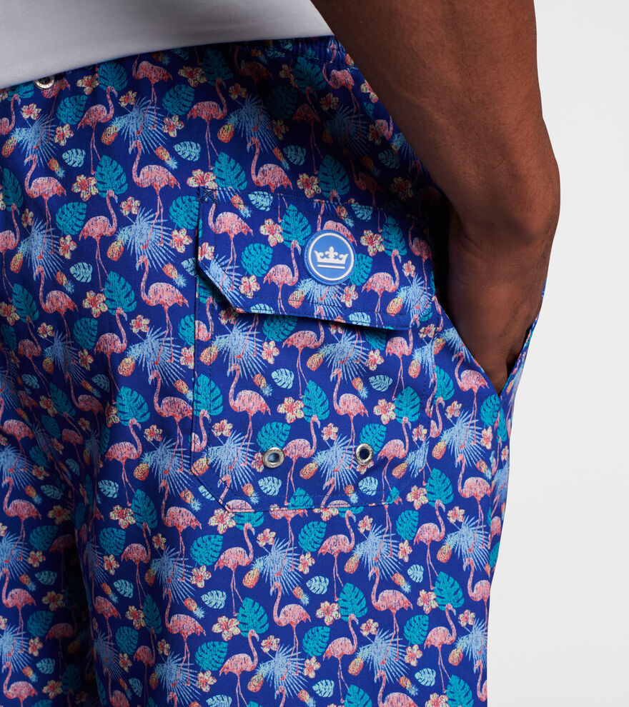 Tropical Flock Swim Trunk image number 4