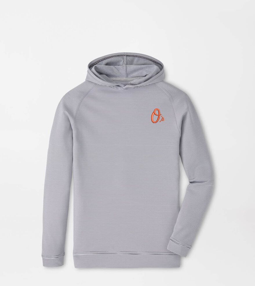 Cooperstown Baltimore Orioles Pine Youth Sugar Stripe Performance Hoodie