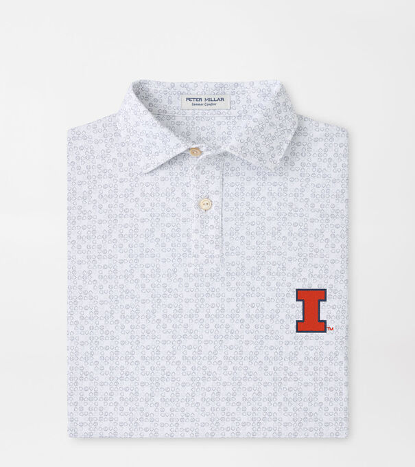 Illinois Bases Loaded Youth Performance Jersey Polo