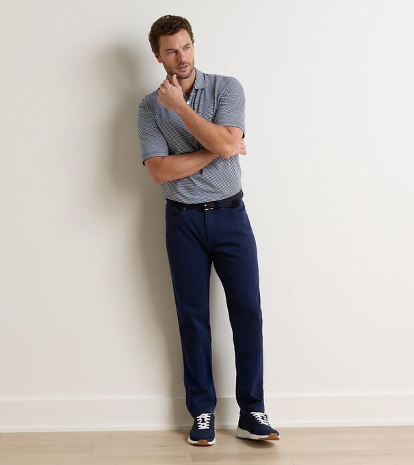Crown Cotton Canvas Five-Pocket Pant