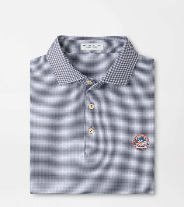 Cooperstown New York Mets Border Performance Jersey Polo